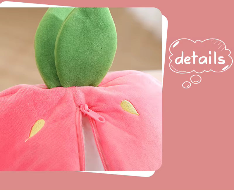 Strawberry Carrot Bunny Plush