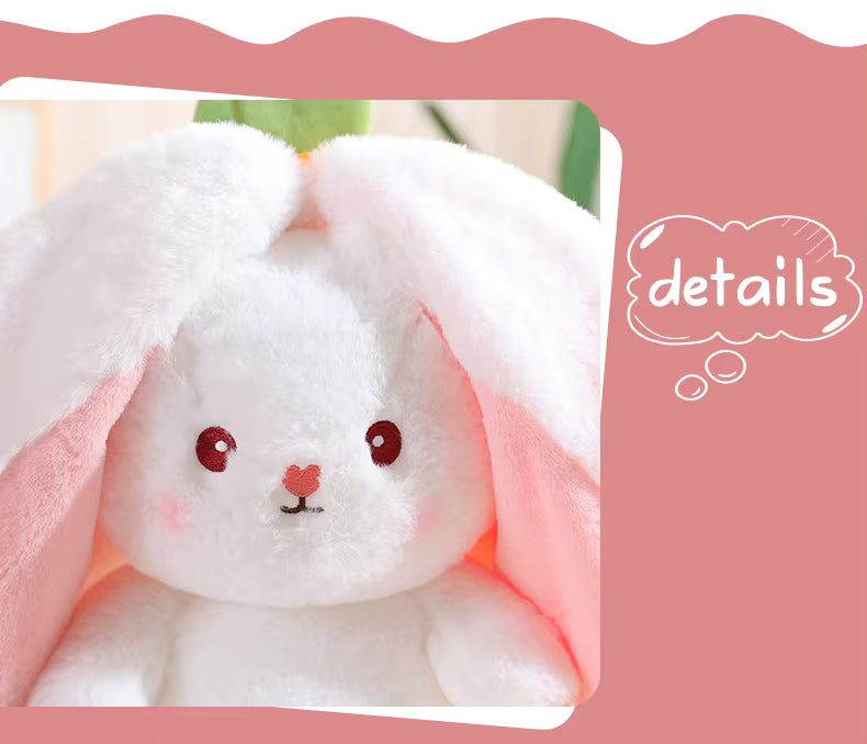 Strawberry Carrot Bunny Plush