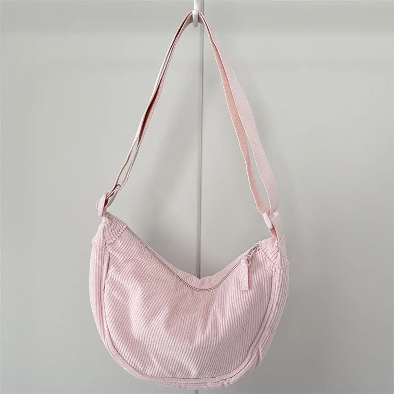 Corduroy Hobo Bag