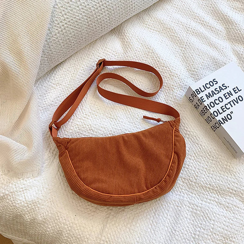 Corduroy Hobo Bag