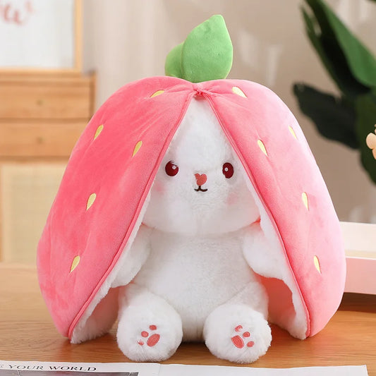 Strawberry Carrot Bunny Plush