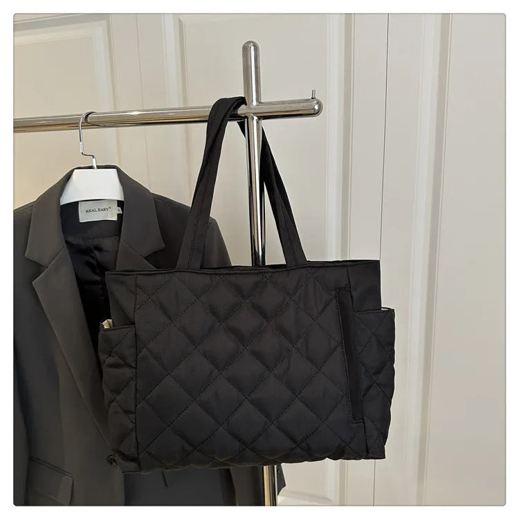 Puffy Quilted Tote Bag