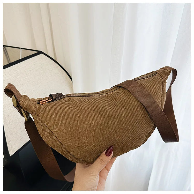 Corduroy Hobo Bag