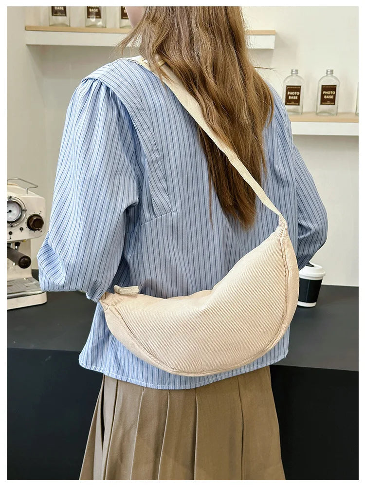 Corduroy Hobo Bag