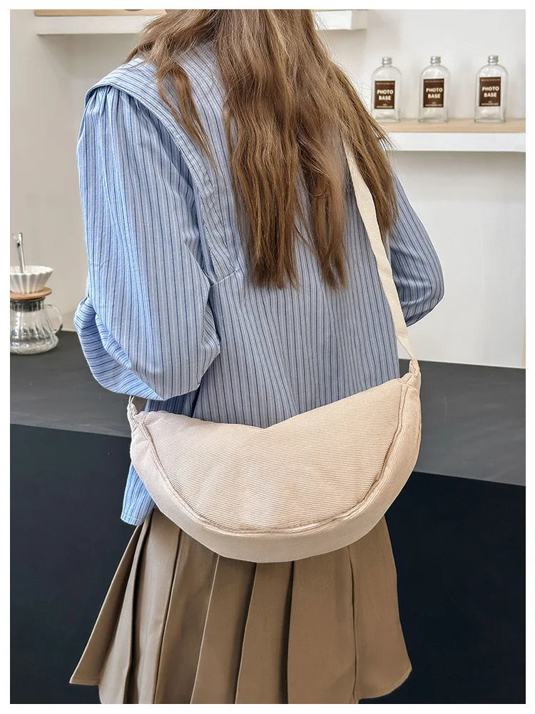 Corduroy Hobo Bag