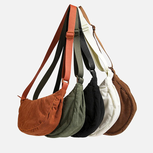 Corduroy Hobo Bag