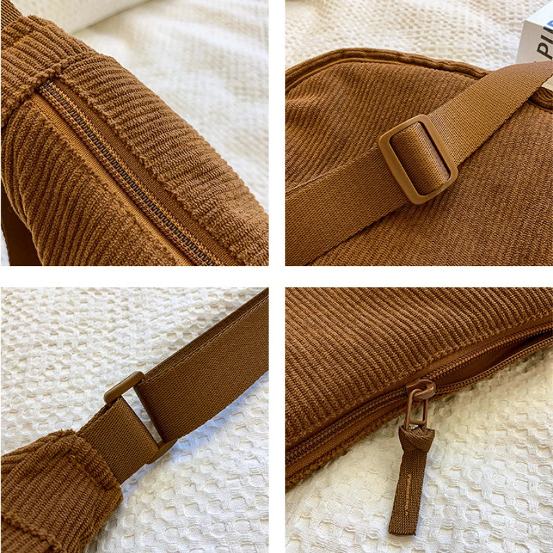 Corduroy Hobo Bag