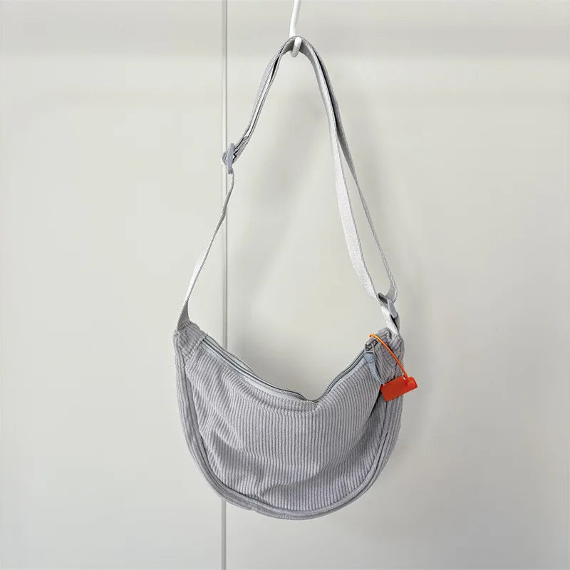 Corduroy Hobo Bag