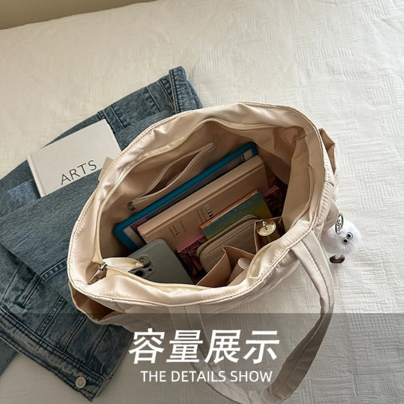 Puffy Quilted Tote Bag
