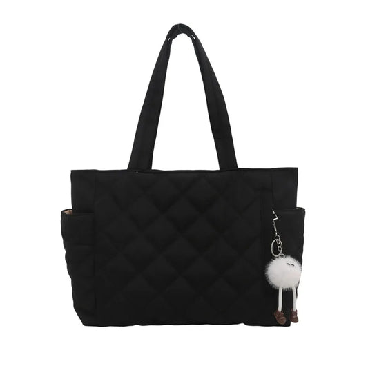Puffy Quilted Tote Bag