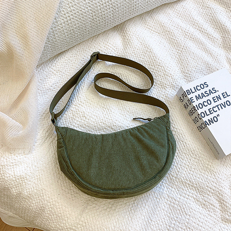 Corduroy Hobo Bag