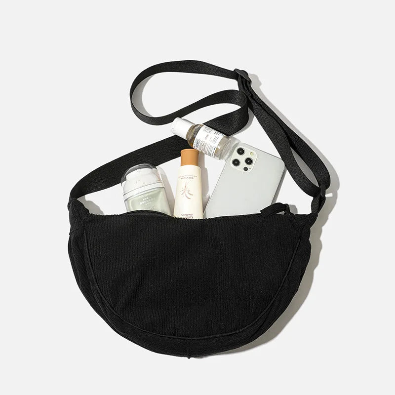 Corduroy Hobo Bag