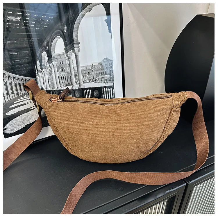 Corduroy Hobo Bag